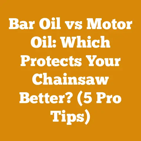Bar Oil vs Motor Oil: Which Protects Your Chainsaw Better? (5 Pro Tips)