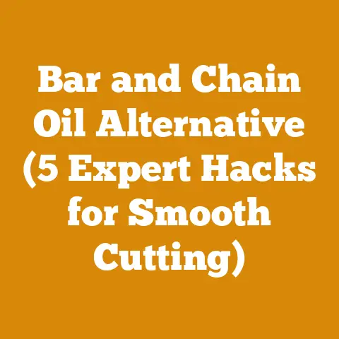 Bar and Chain Oil Alternative (5 Expert Hacks for Smooth Cutting)