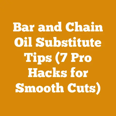 Bar and Chain Oil Substitute Tips (7 Pro Hacks for Smooth Cuts)