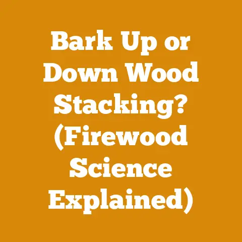 Bark Up or Down Wood Stacking? (Firewood Science Explained)