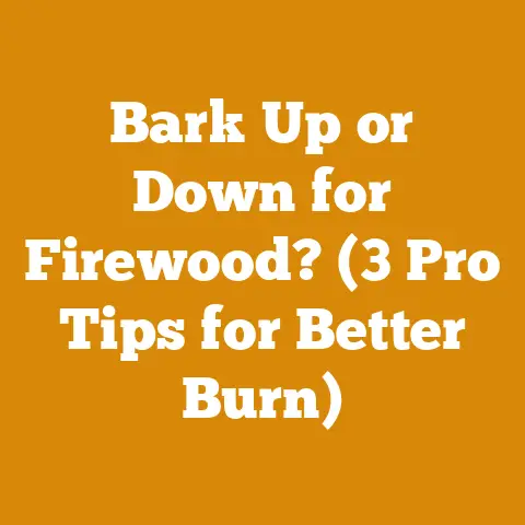 Bark Up or Down for Firewood? (3 Pro Tips for Better Burn)