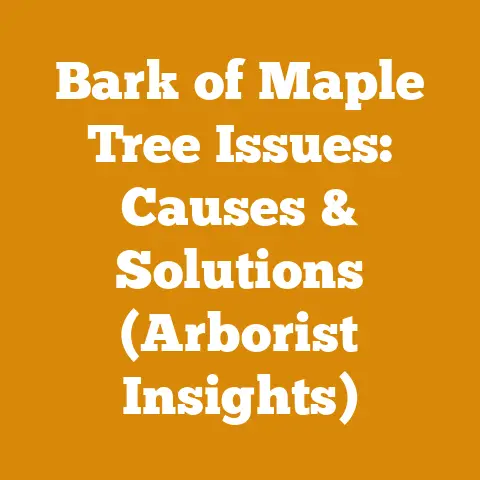 Bark of Maple Tree Issues: Causes & Solutions (Arborist Insights)