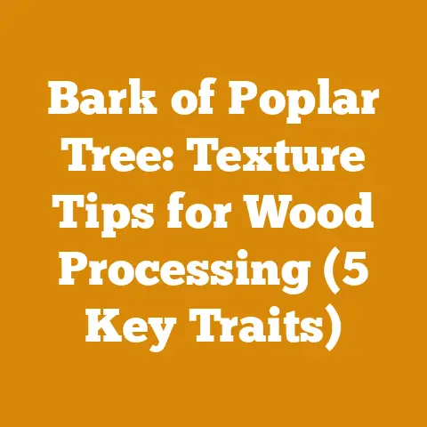 Bark of Poplar Tree: Texture Tips for Wood Processing (5 Key Traits)