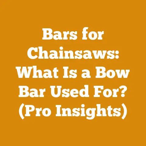 Bars for Chainsaws: What Is a Bow Bar Used For? (Pro Insights)