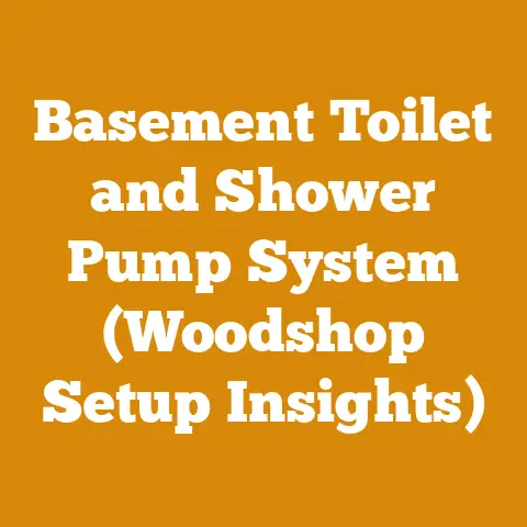Basement Toilet and Shower Pump System (Woodshop Setup Insights)