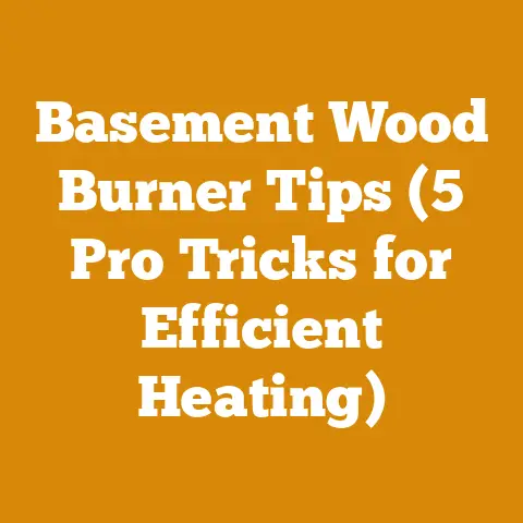 Basement Wood Burner Tips (5 Pro Tricks for Efficient Heating)