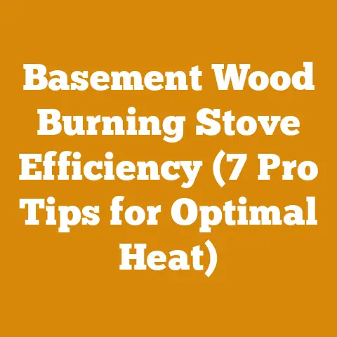 Basement Wood Burning Stove Efficiency (7 Pro Tips for Optimal Heat)