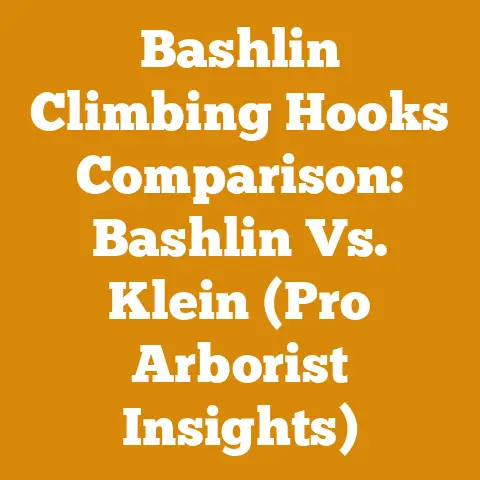 Bashlin Climbing Hooks Comparison: Bashlin Vs. Klein (Pro Arborist Insights)