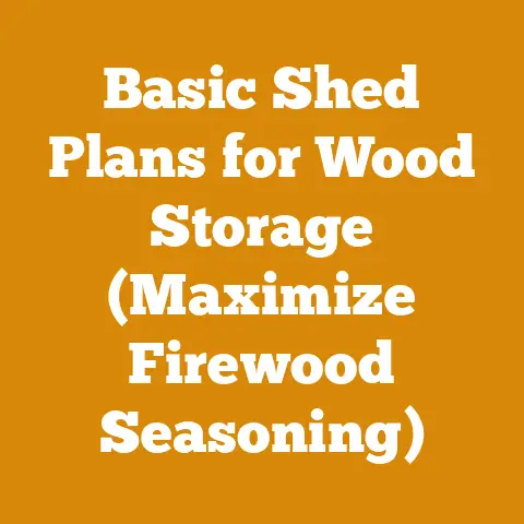 Basic Shed Plans for Wood Storage (Maximize Firewood Seasoning)