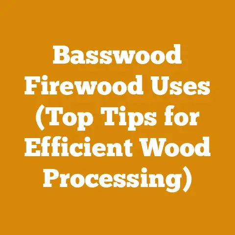Basswood Firewood Uses (Top Tips for Efficient Wood Processing)