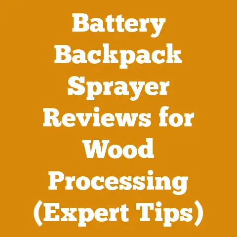 Battery Backpack Sprayer Reviews for Wood Processing (Expert Tips)