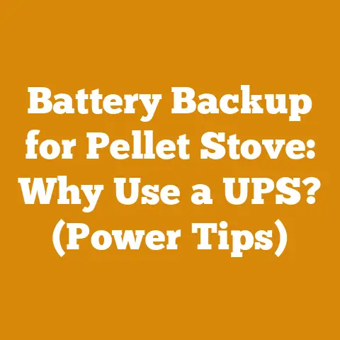 Battery Backup for Pellet Stove: Why Use a UPS? (Power Tips)