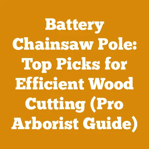 Battery Chainsaw Pole: Top Picks for Efficient Wood Cutting (Pro Arborist Guide)
