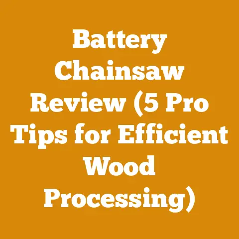 Battery Chainsaw Review (5 Pro Tips for Efficient Wood Processing)