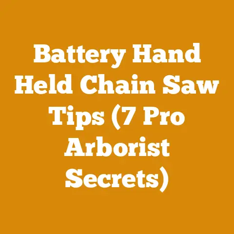 Battery Hand Held Chain Saw Tips (7 Pro Arborist Secrets)