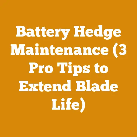Battery Hedge Maintenance (3 Pro Tips to Extend Blade Life)