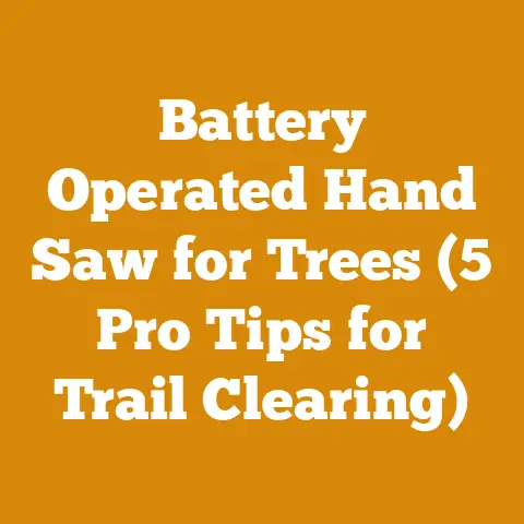 Battery Operated Hand Saw for Trees (5 Pro Tips for Trail Clearing)