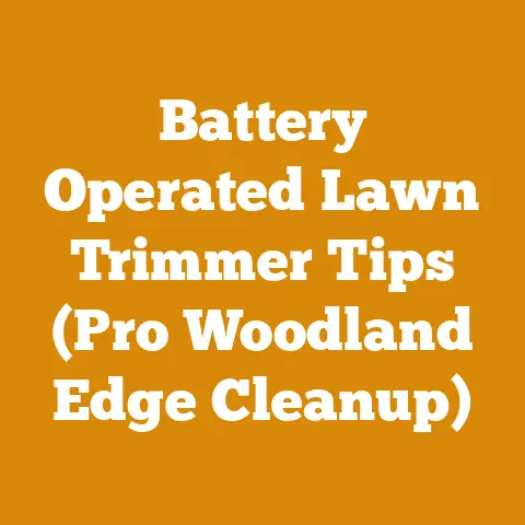 Battery Operated Lawn Trimmer Tips (Pro Woodland Edge Cleanup)