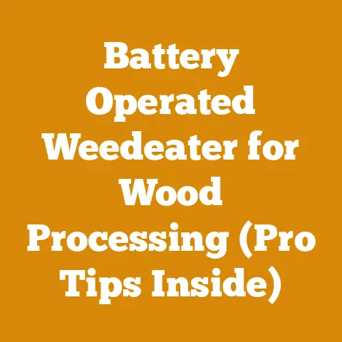 Battery Operated Weedeater for Wood Processing (Pro Tips Inside)