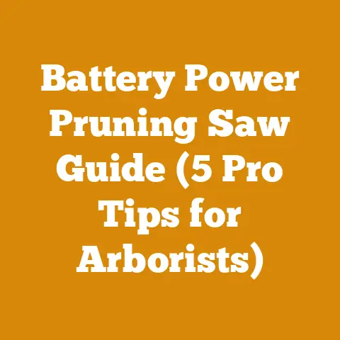Battery Power Pruning Saw Guide (5 Pro Tips for Arborists)