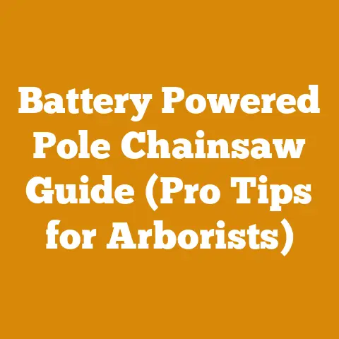 Battery Powered Pole Chainsaw Guide (Pro Tips for Arborists)