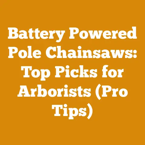 Battery Powered Pole Chainsaws: Top Picks for Arborists (Pro Tips)