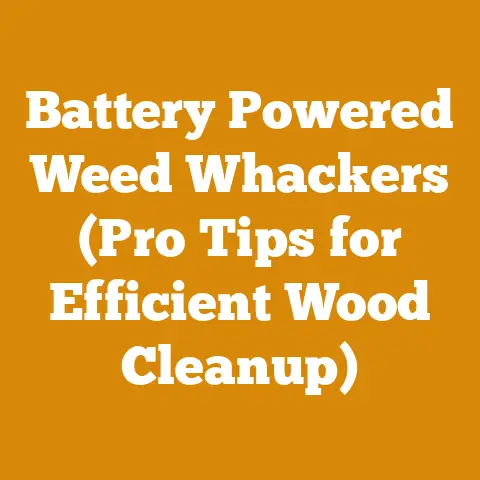 Battery Powered Weed Whackers (Pro Tips for Efficient Wood Cleanup)
