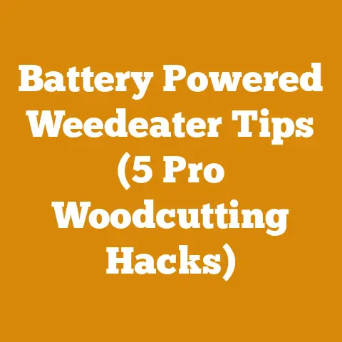 Battery Powered Weedeater Tips (5 Pro Woodcutting Hacks)