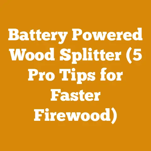 Battery Powered Wood Splitter (5 Pro Tips for Faster Firewood)