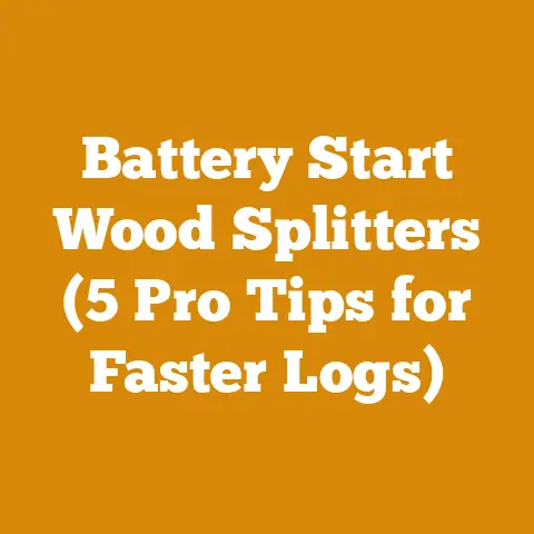 Battery Start Wood Splitters (5 Pro Tips for Faster Logs)