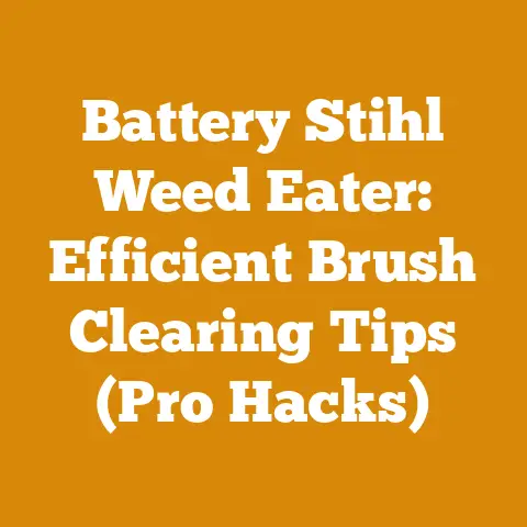 Battery Stihl Weed Eater: Efficient Brush Clearing Tips (Pro Hacks)