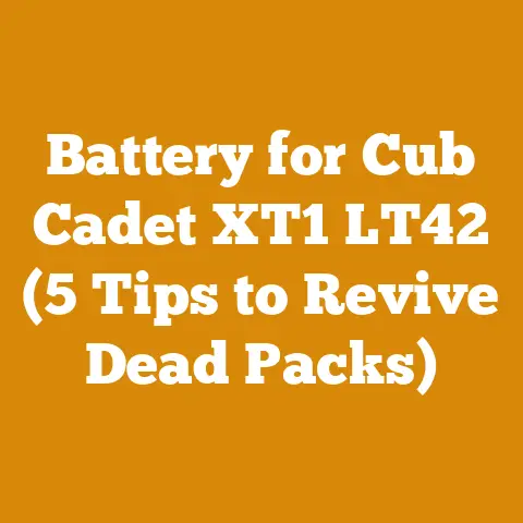 Battery for Cub Cadet XT1 LT42 (5 Tips to Revive Dead Packs)