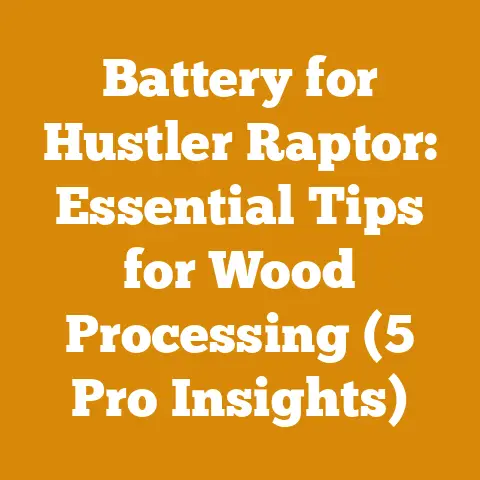 Battery for Hustler Raptor: Essential Tips for Wood Processing (5 Pro Insights)