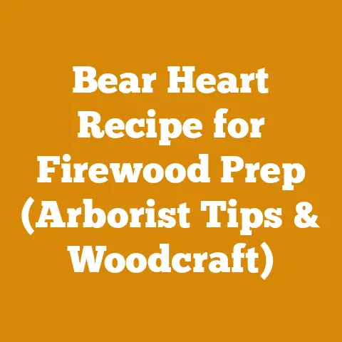 Bear Heart Recipe for Firewood Prep (Arborist Tips & Woodcraft)