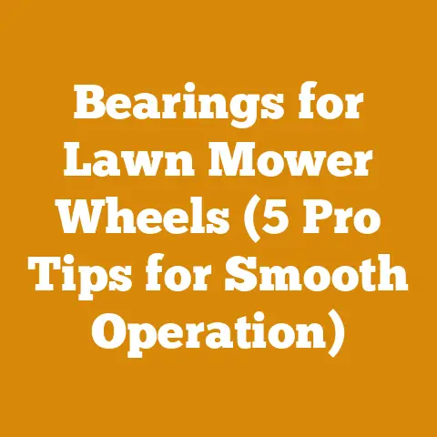 Bearings for Lawn Mower Wheels (5 Pro Tips for Smooth Operation)