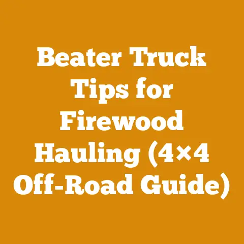 Beater Truck Tips for Firewood Hauling (4×4 Off-Road Guide)
