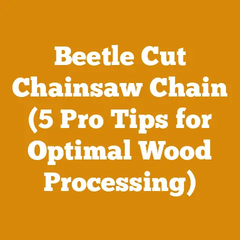 Beetle Cut Chainsaw Chain (5 Pro Tips for Optimal Wood Processing)