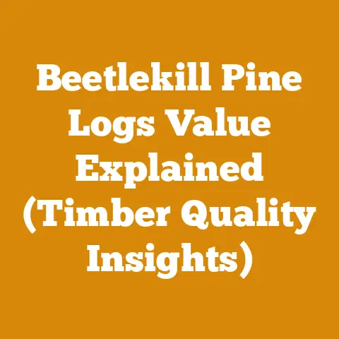 Beetlekill Pine Logs Value Explained (Timber Quality Insights)