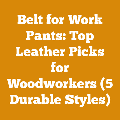 Belt for Work Pants: Top Leather Picks for Woodworkers (5 Durable Styles)