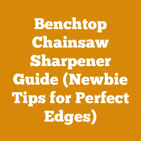 Benchtop Chainsaw Sharpener Guide (Newbie Tips for Perfect Edges)