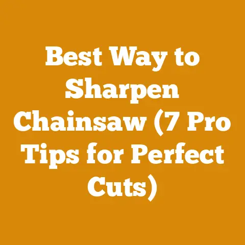 Best Way to Sharpen Chainsaw (7 Pro Tips for Perfect Cuts)