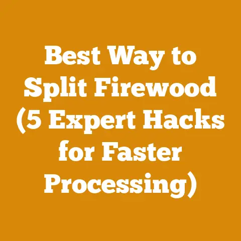 Best Way to Split Firewood (5 Expert Hacks for Faster Processing)