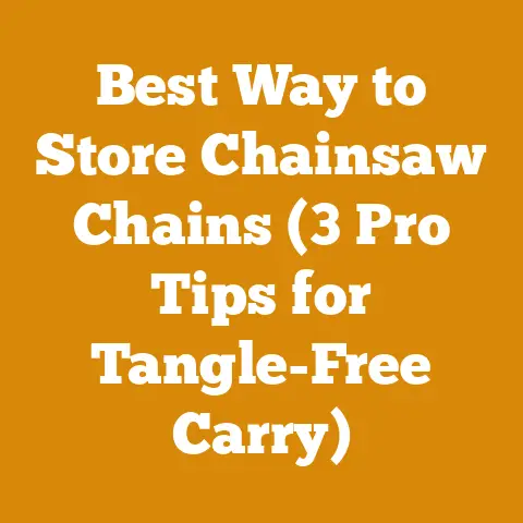 Best Way to Store Chainsaw Chains (3 Pro Tips for Tangle-Free Carry)