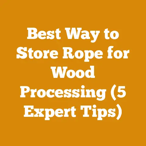 Best Way to Store Rope for Wood Processing (5 Expert Tips)
