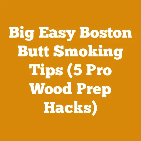 Big Easy Boston Butt Smoking Tips (5 Pro Wood Prep Hacks)