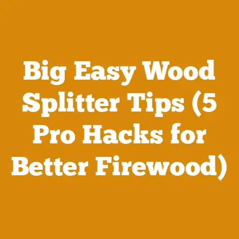 Big Easy Wood Splitter Tips (5 Pro Hacks for Better Firewood)