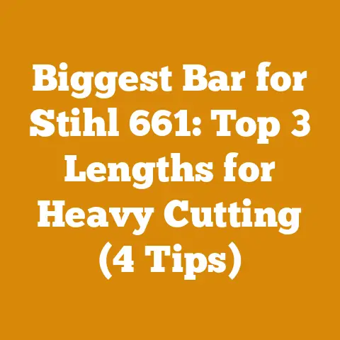 Biggest Bar for Stihl 661: Top 3 Lengths for Heavy Cutting (4 Tips)