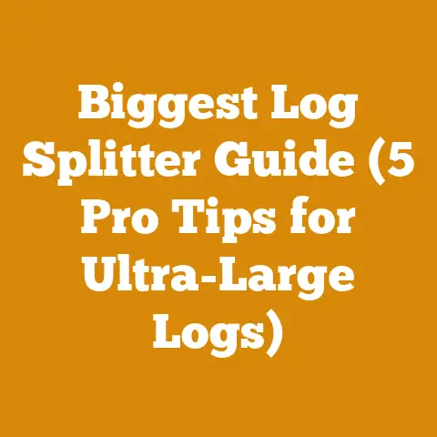 Biggest Log Splitter Guide (5 Pro Tips for Ultra-Large Logs)