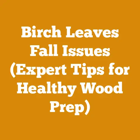 Birch Leaves Fall Issues (Expert Tips for Healthy Wood Prep)