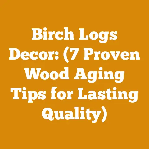 Birch Logs Decor: (7 Proven Wood Aging Tips for Lasting Quality)